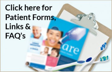 Image showing that we have patient forms, helpful links, and a FAQ section.